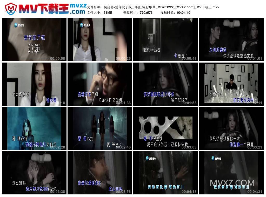 侯延彬-爱你发了疯_国语_流行歌曲_MB201227